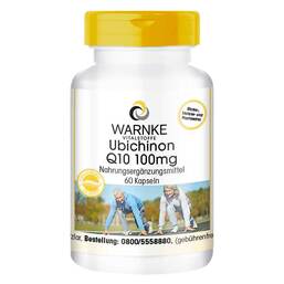 Abbildung: Ubichinon Q10 100 mg Kapseln 60 St, Kapseln PZN 12343656