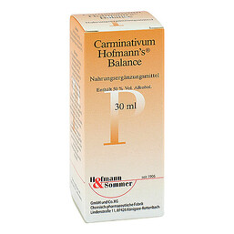 Abbildung: Carminativum Hofmann`s Balance Flüssigkeit zum Einnehmen Flüssigkeit zum Einnehmen, 30 ml PZN 12344414