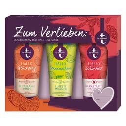 Abbildung: t by tetesept Geschenkset Duschen Duschgel, 3X50 ml PZN 12344851