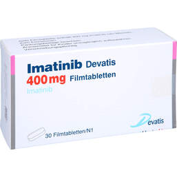 Abbildung: Imatinib Devatis 400 mg Filmtabletten 30 St, Filmtabletten PZN 12345046