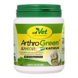 Abbildung: Arthrogreen Junior Kapseln für Hunde / Katzen Kapseln, 100 St PZN 12348547