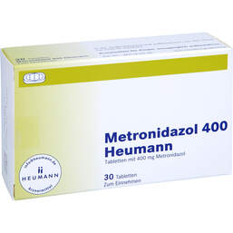 Abbildung: Metronidazol 400 Heumann Tabletten 30 St, Tabletten PZN 12350277