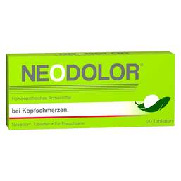 Abbildung: Neodolor Tabletten Tabletten, 20 St PZN 12350515