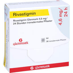 Abbildung: Rivastigmin Glenmark 4,6 mg / 24 Std.transd.Pflaster 30 St, Pflaster transdermal PZN 12353413