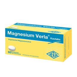 Abbildung: Magnesium Verla Kautabs Kautabletten, 60 St PZN 12354536