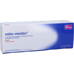 Abbildung: Mito medac 20 mg mit Instillationssys.und Blasenkatheter  4 St, Pulv. u. Lösungsm. z. Herst. e. Lös. z. intravesikalen Anw. PZN 12357954