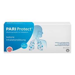 Abbildung: Pari Protect Inhalationslösung mit Ectoin Ampullen Ampullen, 20X2.5 ml PZN 12359982