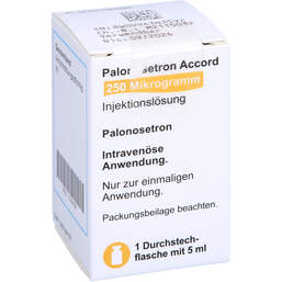 Abbildung: Palonosetron Accord 250 µg / 5 ml Injektionslösung 1 St, Injektionslösung PZN 12364598