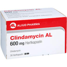 Abbildung: Clindamycin AL 600 mg Hartkapseln 30 St, Hartkapseln PZN 12364753