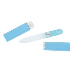 Abbildung: Glasfeile blau 9 cm Köcher blau 1 St PZN 12365008