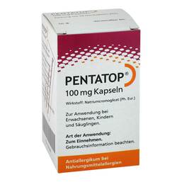 Abbildung: Pentatop 100 mg Hartkapseln Hartkapseln, 50 St PZN 12365681