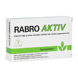 Abbildung: Rabro Aktiv Kautabletten Kautabletten, 105 St PZN 12366829