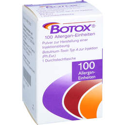 Abbildung: Botox 100 Allergan-Einheiten Pulver zur Herstellung einer Injektionslösung 1 St, Pulver zur Herstellung einer Injektionslösung PZN 12367384