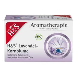 Abbildung: H&S Bio Lavendel-Kornblume Aromatherap.Filterbeutel Filterbeutel, 20X1.0 g PZN 12374289