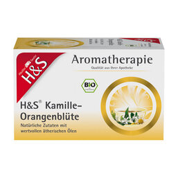 Abbildung: H&S Bio Kamille-Orangenblüte Aromather.Filterbeutel Filterbeutel, 20X1.2 g PZN 12374303