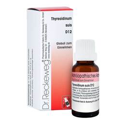 Abbildung: Thyreoidinum Suis D 12 Globuli 10 g, Globuli PZN 12376868