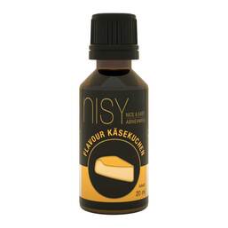 Abbildung: Nisy Flavour Tafelsüße Käsekuchen Tropfflasche Tropfen, 20 ml PZN 12380545