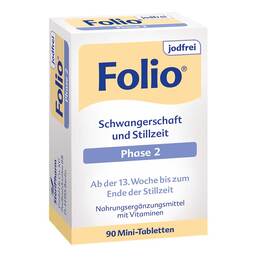 Abbildung: Folio 2 jodfrei Filmtabletten Filmtabletten, 90 St PZN 12388050