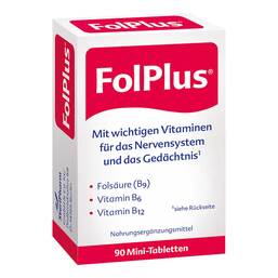 Abbildung: Folplus Filmtabletten Filmtabletten, 90 St PZN 12388067