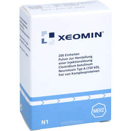 Abbildung: Xeomin 200 Einheiten Pulver zur Herstellung einer Injektion -Lösung  1 St, Pulver zur Herstellung einer Injektionslösung PZN 12388535