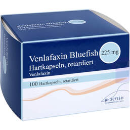 Abbildung: Venlafaxin Bluefish 225 mg Hartkapseln retardiert 100 St, Retard-Kapseln PZN 12389670