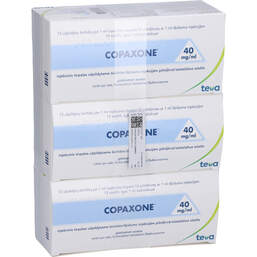 Abbildung: Copaxone 40 mg / ml Injektionslösung Fertigspritzen 36 St, Fertigspritzen PZN 12391566