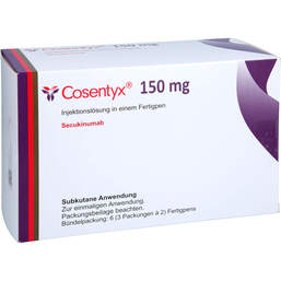 Abbildung: Cosentyx 150 mg Injektionslösung in einem Fertigpen 3X2 St, Injektionslösung in einem Fertigpen PZN 12391632