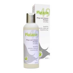 Abbildung: Plurazin 49 Pflege + Volumen Shampoo 200 ml, Shampoo PZN 12394205