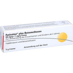 Abbildung: Fusicutan plus Betamethason 20 mg / g + 1 mg / g Creme 5 g, Creme PZN 12395535