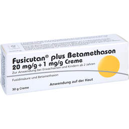 Abbildung: Fusicutan plus Betamethason 20 mg / g + 1 mg / g Creme 30 g, Creme PZN 12395558