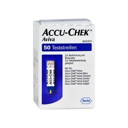 Abbildung: Accu Chek Aviva Teststreifen Plasma II 1X50 St, Teststreifen PZN 12397474