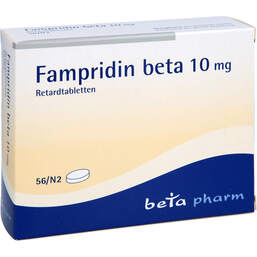 Abbildung: Fampridin beta 10 mg Retardtabletten 4 Wochen 4X14 St, Retard-Tabletten PZN 12397681