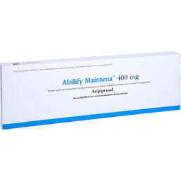 Abbildung: Abilify Maintena 400 mg FS.P. + L.H.e.depuratus -Inj-Suspension  1 St, Pulver und Lösungsmittel zur Herstellung einer Depot-Injektionssuspension PZN 12405179
