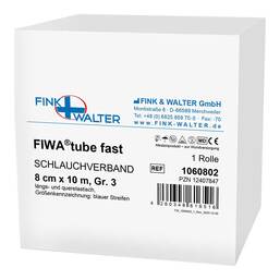 Abbildung: Schlauchverband längsqu.Größe 3 8cmx10m FIWAtu.fast 1 St, Verband PZN 12407847