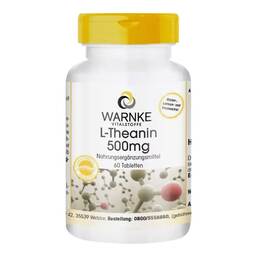 Abbildung: L-Theanin 500 mg Tabletten 60 St, Tabletten PZN 12408574