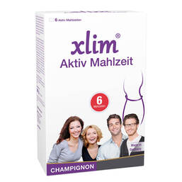 Abbildung: Xlim Aktiv Mahlzeit Champignon Pulver Pulver, 6 St PZN 12408657