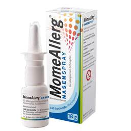 Abbildung: Momeallerg Nasenspray 50 µg / Sprühstoß 140 Sprühst. 18 g, Nasenspray PZN 12409645