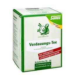 Abbildung: Verdauungs-Tee Kräutertee Nr.18 Salus Filterbeutel 15 St, Filterbeutel PZN 12412038