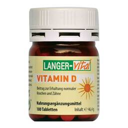 Abbildung: Vitamin D 12,5 µg 500 I.E. Tabletten 180 St, Tabletten PZN 12413960