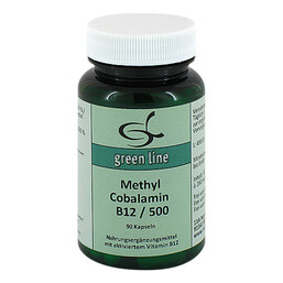 Abbildung: Methylcobalamin B12 500 Kapseln 90 St, Kapseln PZN 12415545
