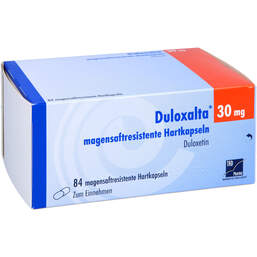 Abbildung: Duloxalta 30 mg magensaftresistente Hartkapseln 84 St, Magensaftresistente Hartkapseln PZN 12417828