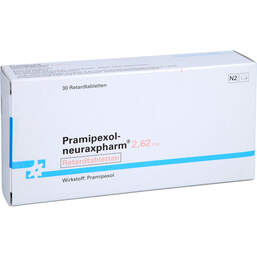 Abbildung: Pramipexol neuraxpharm 2,62 mg Retardtabletten 30 St, Retard-Tabletten PZN 12420003