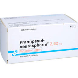 Abbildung: Pramipexol neuraxpharm 2,62 mg Retardtabletten 100 St, Retard-Tabletten PZN 12420026
