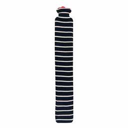 Abbildung: Longi lange Gummi-Wärmflasche 2 l Strickbez.marine 1 St PZN 12420380