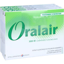 Abbildung: Oralair 300IR Forts.Gräser Sublingualtabletten 90 St, Sublingualtabletten PZN 12423823