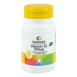 Abbildung: Vitamin K2 200 µg Tabletten Tabletten, 60 St PZN 12427910