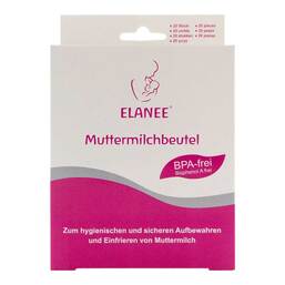 Abbildung: Elanee Muttermilchbeutel 180 ml 20 St PZN 12433856