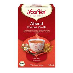 Abbildung: Yogi Tea Abend Roiboos mit Vanille Filterbeutel 1,8g 17X1.8 g, Filterbeutel PZN 12436978