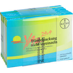 Abbildung: Yaz 0,02 mg / 3 mg Filmtabletten 6X28 St, Filmtabletten PZN 12440388
