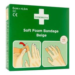 Abbildung: Soft Next selbsthaftender Verband 6 cmx4,5 m 1 St, Binden PZN 12451966